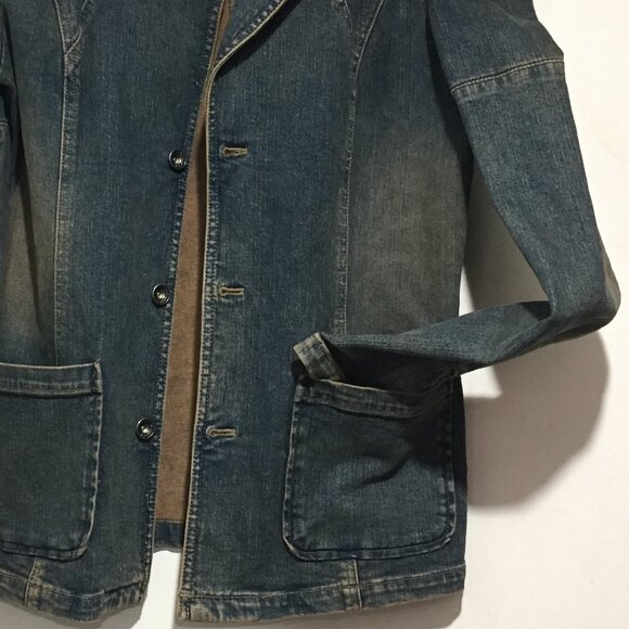 VINTAGE DKNY JEANS SLIM FIT JACKETS SIZE M - Picture 10 of 12